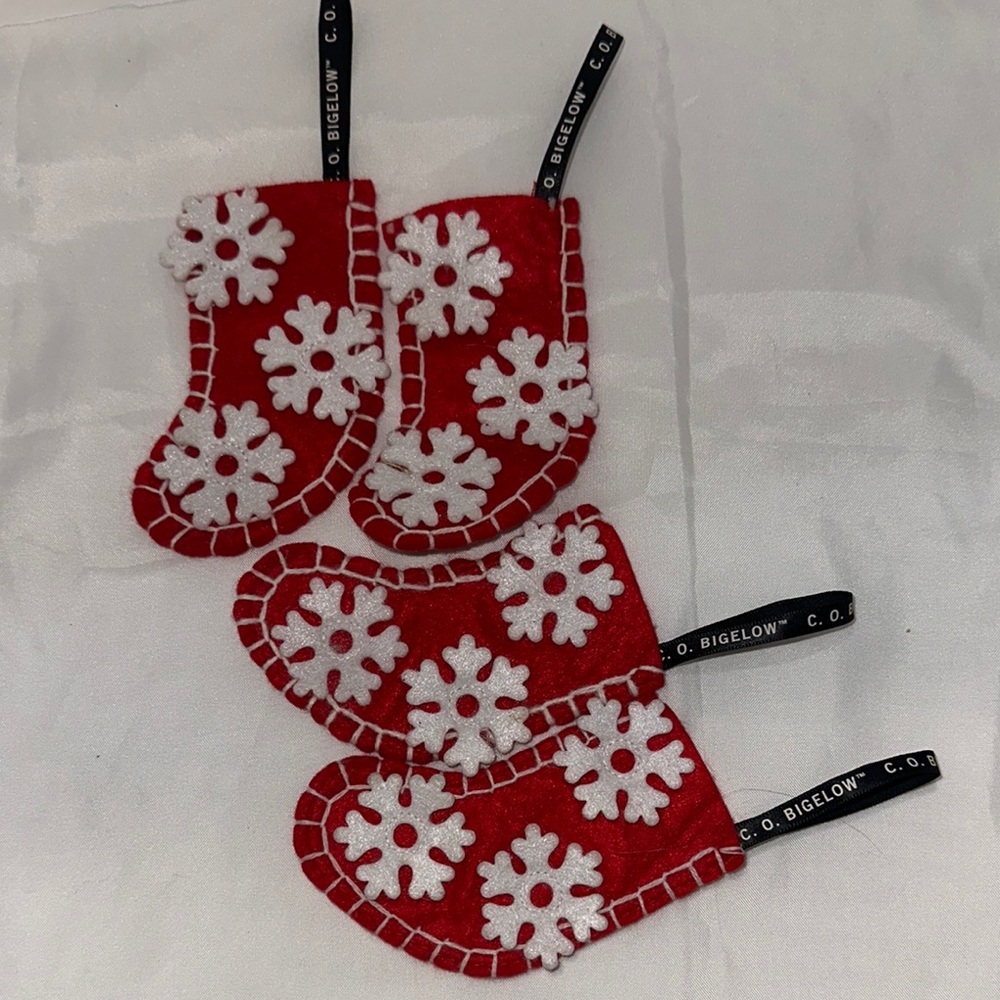 C.O. Bigelow Snowflake Stockings Holder for Bath & Body Works Lip Gloss Holiday - Picture 2 of 9